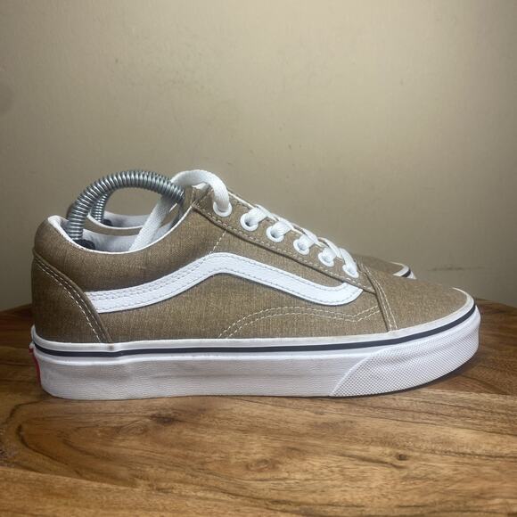 Vans Shoes - Vans Old Skool Bronze Age Womens Brown And White Size 6 Low Top Platform Shoes